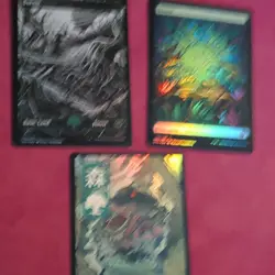 MTG *Foil* FULL ART Forest Basic Land X3 - Various Sets - Image 2