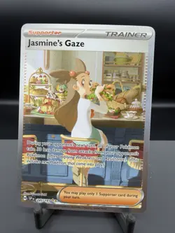 Pokemon Company Jasmine's Gaze 245/191 SV08 Surging Sparks SIR Holo ENG - Image 1