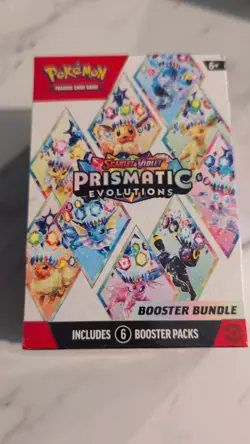 Pokemon TCG Scarlet & Violet Prismatic Evolutions Booster Bundle Sealed - Image 1