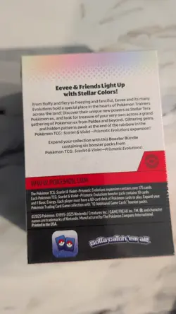 Pokemon TCG Scarlet & Violet Prismatic Evolutions Booster Bundle Sealed - Image 5
