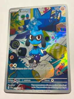 Riolu IR (215/198) Pokemon Scarlet & Violet Base Set - [NM] - Image 1