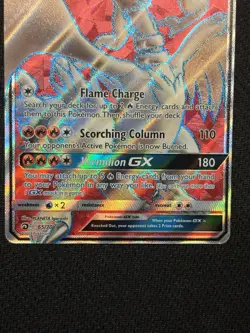 Pokemon TCG NM Reshiram GX Full Art Holo Ultra Rare 65/70 Dragon Majesty 2018 - Image 4