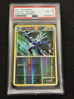 Pokemon Dialga Reverse Holo Rare 03/95 from Call of Legends in a PSA 8 !! - Image 1