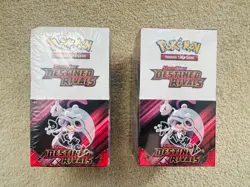 💥 Pokemon TCG Destined Rivals Half Booster Box SEALED x2 💥 - Image 1
