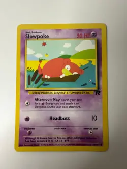 Slowpoke 67/82 Common Team Rocket Pokemon Near Mint - Image 1