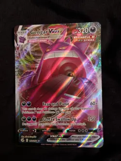 Pokemon Gengar VMAX 157/264 Holo Ultra Rare Fusion Strike Single Strike 320 NM - Image 1