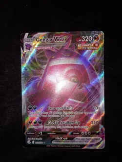 Pokemon Gengar VMAX 157/264 Holo Ultra Rare Fusion Strike Single Strike 320 NM - Image 2