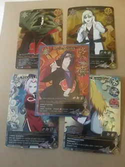 Naruto tcg lot - 5 promo cards shown - Image 1