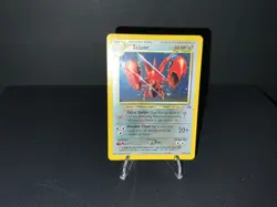 Vintage 2001 Pokemon SCIZOR #10/75 RARE HOLO Neo Discovery WOTC TCG Nm-Mt - Image 4