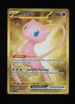 The Pokemon Company Pokemon TCG Mew ex 205/165 Hyper Rare Holo Full Art SV151 - Image 1