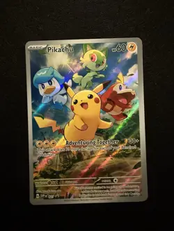 Pokemon TCG Pikachu 027/SV-P SV Promo Holo English 2023 - Image 1