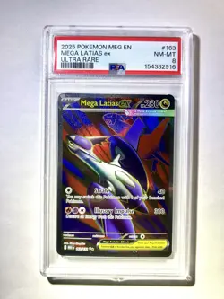 Pokemon Mega Latias ex 163/132 Ultra Rare - PSA 8 - Image 1