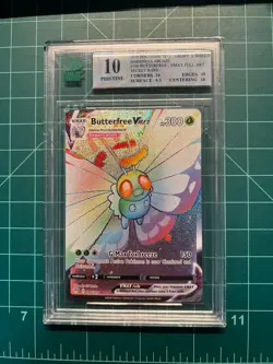 Pokemon TCG Darkness Ablaze Butterfree VMax FA 190/189 MINT 10 PRISTINE PSA - Image 1