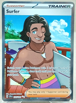 Surfer #235/191 Sv08: Surging Sparks Pokemon TCG - Image 1