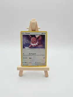 Pokemon SWSH Promo Eevee SWSH127 Holo Swirl Promo NM - Image 1