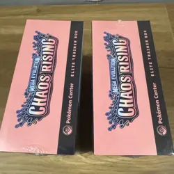 Pokemon Center Chaos Rising ETB x2 | SEALED NEW IN HAND FAST DISPATCH ✅ - Image 5