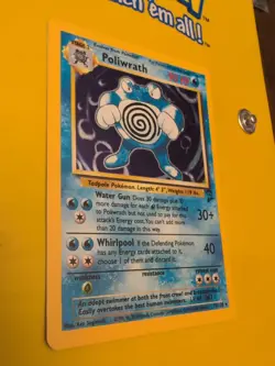 Poliwrath 15/130 Base Set 2 Holo Unlimited Holo Rare Pokemon Card 1999 WOTC NM - Image 3