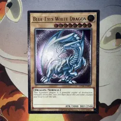 YuGiOh! Blue-Eyes White DRagon OP28-EN001 Ultimate Rare - Image 1