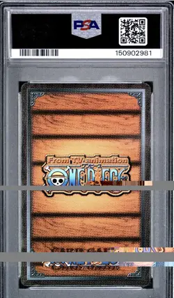 PSA 9 2004 BANDAI ONE PIECE CCG JAPANESE DAVY BACK FIGHT TRAP C11 LUFFY - Image 2