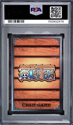 PSA 9 2003 BANDAI ONE PIECE CCG JAPANESE JUSTICE ON THE OPEN SEA C13 LUFFY - Image 2