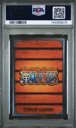 PSA 8 2003 BANDAI ONE PIECE CCG JAPANESE SKYPIEA'S HOLY WAR C19 LUFFY - Image 2