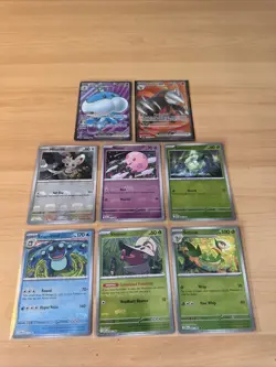 Pokemon Cards Masterball Bundle Lot Black Bolt White Flare Seismitoad Shelmet IR - Image 1