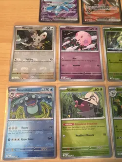 Pokemon Cards Masterball Bundle Lot Black Bolt White Flare Seismitoad Shelmet IR - Image 2
