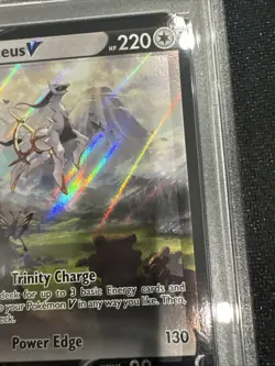 Arceus V SWSH204 SWSH: Sword & Shield Promo Cards PSA 7 Double Print Error - Image 4