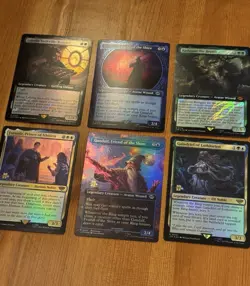 MTG LotR Cards Foil Lot, Prerelease, Surge, Lord of the Rings LTR, Mythic, Rare - Image 2