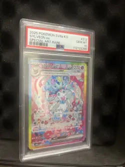 Sylveon EX SAR 212/187 SV8a Terastal Festival Korean Pokemon Card - Image 2
