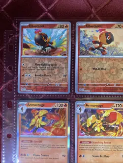 Pokemon Card Bundle - 9 Cards - Charcadet, Armarouge, Ceruledge. - Image 3