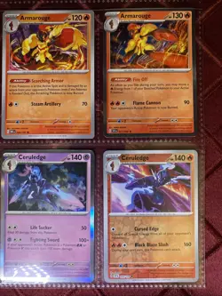 Pokemon Card Bundle - 9 Cards - Charcadet, Armarouge, Ceruledge. - Image 5