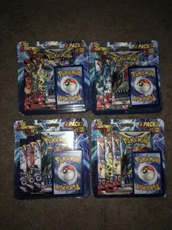 Pokemon TCG LIGHTNING SET 4 Packs 1 Bonus Card (All 4) - Image 1