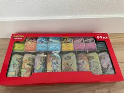 Pokemon Prismatic Evolutions 8 Mini-Tins with Promo Cards - Image 1