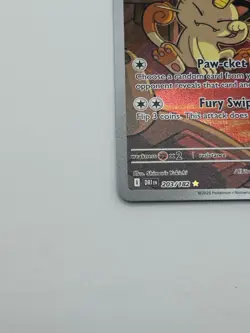 Pokemon Team Rocket's Meowth 203/182 Sv10 Destined Rivals Holo - Image 3