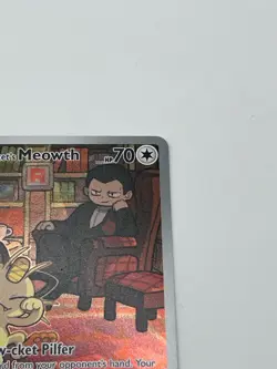 Pokemon Team Rocket's Meowth 203/182 Sv10 Destined Rivals Holo - Image 5