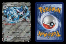 STEVEN'S METAGROSS EX DOUBLE RARE 145/182 NM POKEMON - Image 3