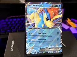 KELDEO EX DOUBLE RARE 030/086 WHITE FLARE POKEMON NM - Image 1