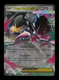 MEGA MAWILE EX DOUBLE RARE 094/132 NM POKEMON - Image 1