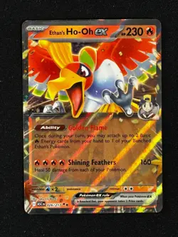Pokemon Ethan's Ho-Oh ex 026/217 Me: Ascended Heroes Holo (NM Pack Fresh) - Image 1