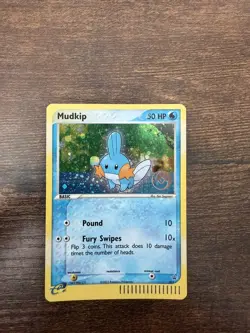 Pokemon Mudkip Nintendo Stamped Black Star Promo 005 NM - Image 1