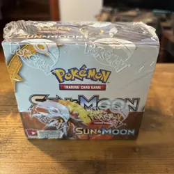 Pokemon Sun and Moon Base Set Booster Box Brand New Sealed - Image 1