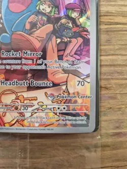 Pokemon - DR - Team Rocket's Wobbuffet 203 - Pokemon Center Stamp - Sealed - NM - Image 4