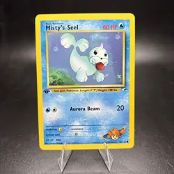 1st Edition Misty's Seel 88/132 - Gym Heroes - Common - Pokemon - NM -j - Image 1