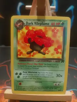 Pokemon TCG Dark Vileplume 30/82 Team Rocket 1999 WOTC - LP/NM - Image 1