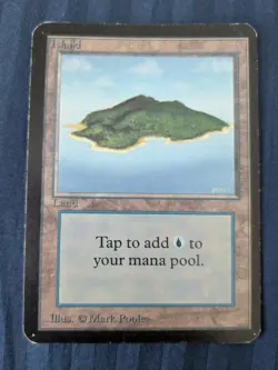 Island MTG Limited Edition Beta - Magic the Gathering - Image 1