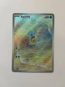 Pokemon TCG Squirtle 170/165 SV 151 Illustration Rare NM 💧 - Image 2