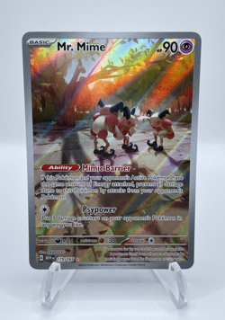 Pokemon TCG: Mr. Mime - 179/165 Illustration Rare - 151 - Near Mint - Image 1