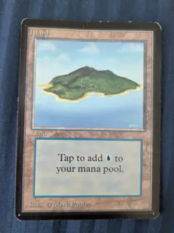Island MTG Limited Edition Beta - Magic the Gathering - Image 1