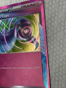 Hero's Cape 152/162 SV05 Temporal Forces ACE SPEC Rare Holo Trainer 2024 - Image 4